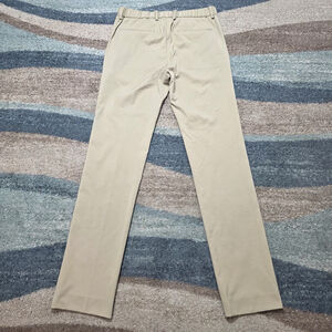 Theory Mens Jake Neoteric Slim Flat Front Golf Pants in Khaki Size 32 $235